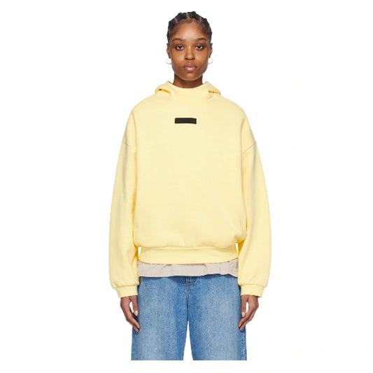 Fear of God ESSENTIALS Yellow Pullover Hoodie