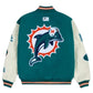 GOLF WANG Miami Dolphins Letterman Jacket