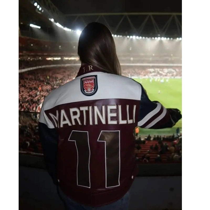 Gabriel Martinelli’s Antonia Bronze Arsenal Jacket