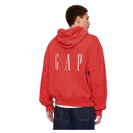 Gap Heavyweight 1969 Logo Red Tuilp Hoodie