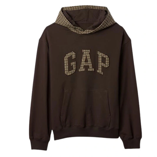 Gap Houndstooth Logo Hoodie