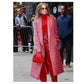 Good Morning America 2024 Jennifer Lopez Pink Coat