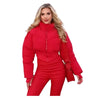 Gracie Hunt AFC Championship Crop Puffer Jacket