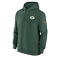 Green Bay Packers Green Sideline Club Hoodie