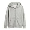 Grey Zip-Up Hoodie