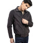 Grey Tweed Wool Blended Classic Collar Jacket