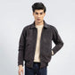 Grey Tweed Wool Blended Classic Collar Jacket