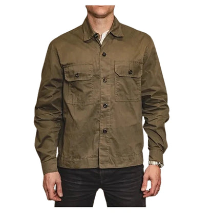 Heat Strap Short Waxed Lumber Jacket