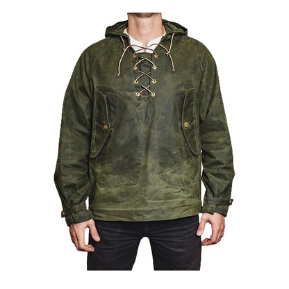 Heat Strap The Waxed Anorak Hoodie