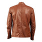Men’s Ionic Brown Leather Jacket