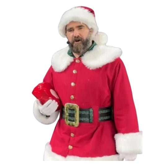 Jason Kelce Santa Claus Coat