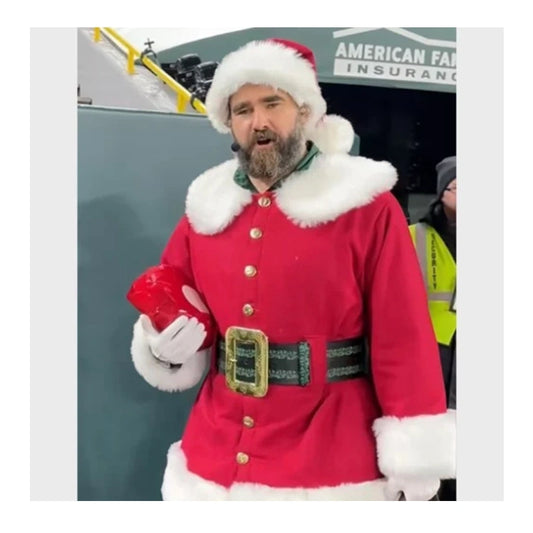 Jason Kelce Santa Claus Coat