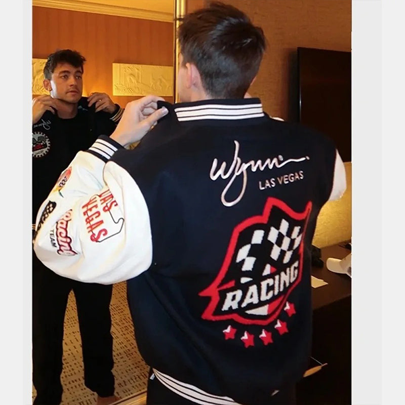 Jeff Hamilton Wynn Las Vegas Racing Varsity Jacket