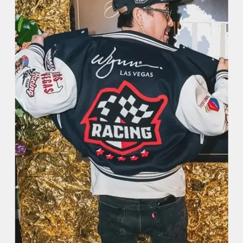 Jeff Hamilton Wynn Las Vegas Racing Varsity Jacket