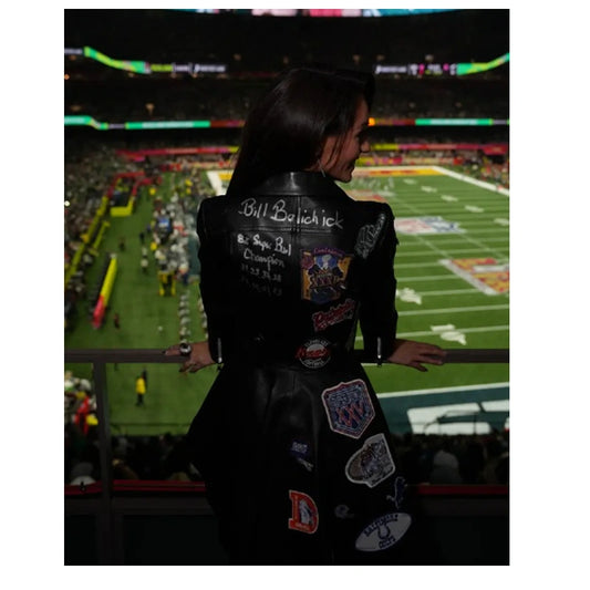 Jordon Hudson Boyfriend Bill Belichick Jacket