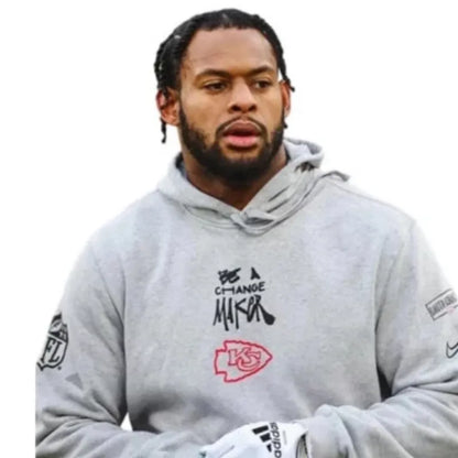 Kansas City Chiefs Be A Change Maker Hoodie Front