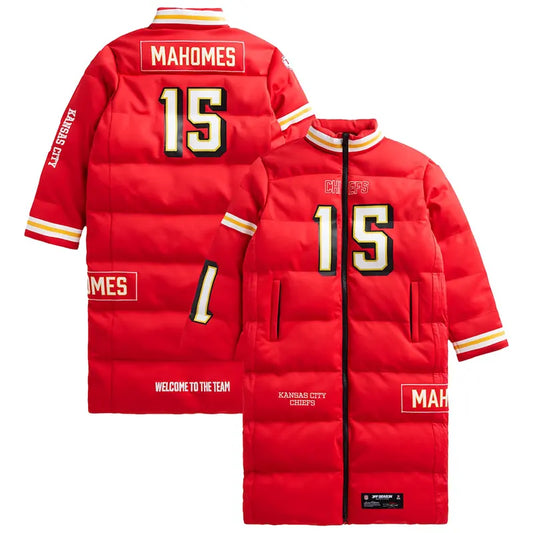 Kansas City Chiefs Off Season x NFL Player Puffer Long Coat