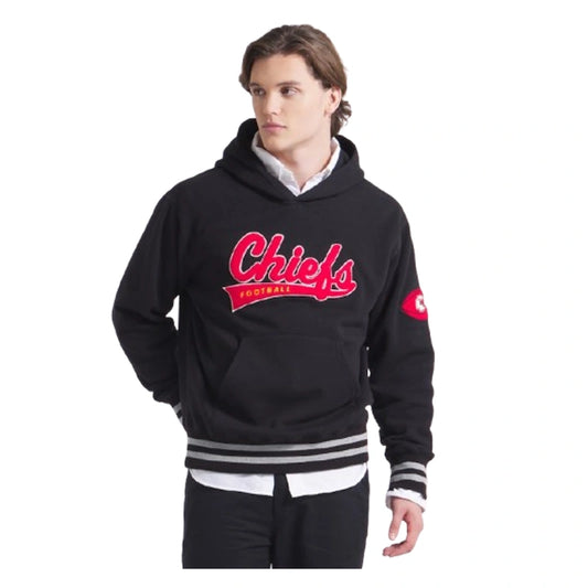 Kansas City Chiefs x Todd Snyder Black Relaxed Canadian Hoodie