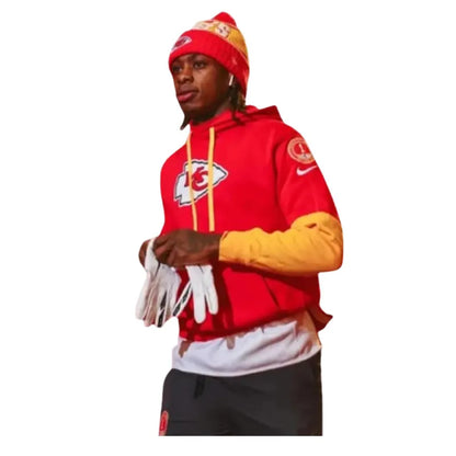 Kansas City Chiefs SidelineClub Red Hoodie