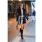 Kelsey Belted Leather Jacket