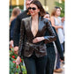 Kendall Jenner FWRD Brown Leather Blazer