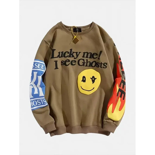 Kendall Jenner Lucky Me I See Ghosts Sweatshirt
