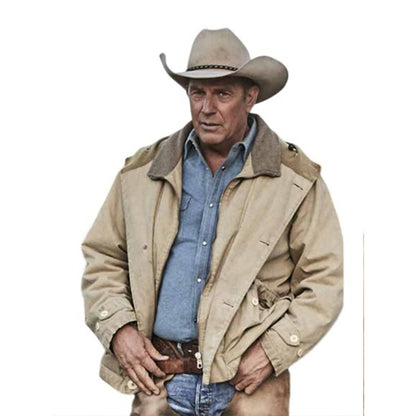 Kevin Costner Yellowstone Western Jacket