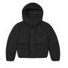 Khy Womens Padded Oversized Boxy-Fit Shell Hooded Puffer Jacket