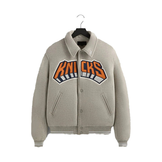 ith for the New York Knicks Empire Wool Coaches Jacket