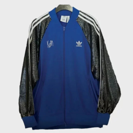 Korn x Adidas Black Sequin Track Jacket