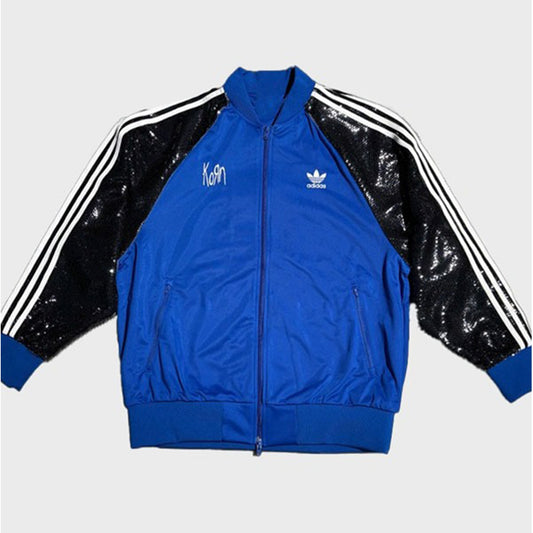 Korn x Adidas Black Sequin Tracksuit