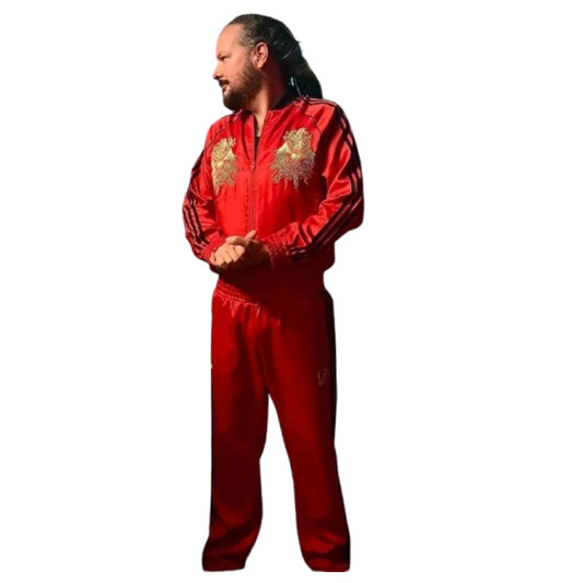 Korn x Adidas Jonathan Davis Red Tracksuit