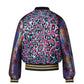 LV Mixed Material Bomber Jacket