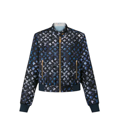 LV Reversible Map Print Bomber Jacket