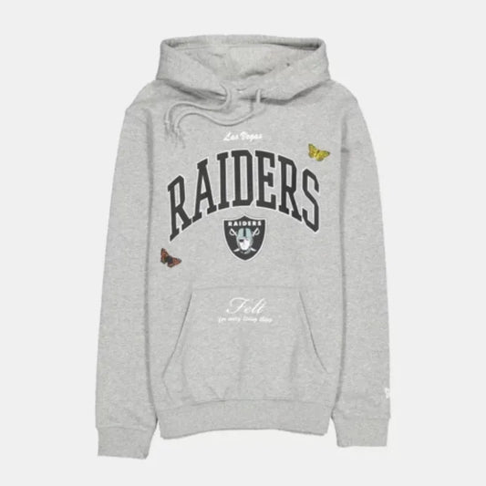 Las Vegas Raiders Butterfly Garden Hoodie Front