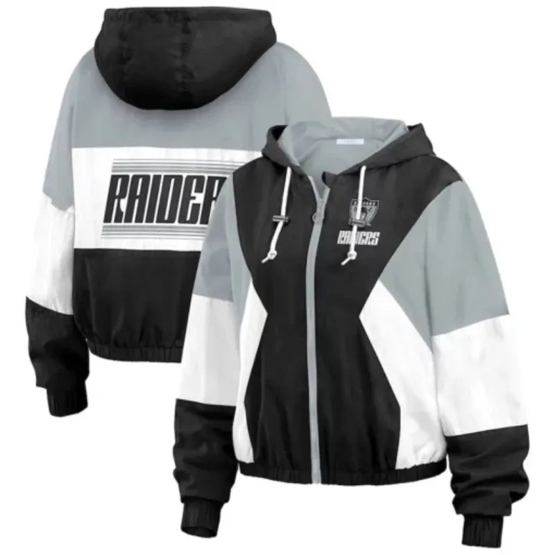Las Vegas Raiders Erin Andrews Windbreaker Jacket