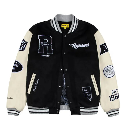 Las Vegas Raiders Golf Wang Letterman Jacket