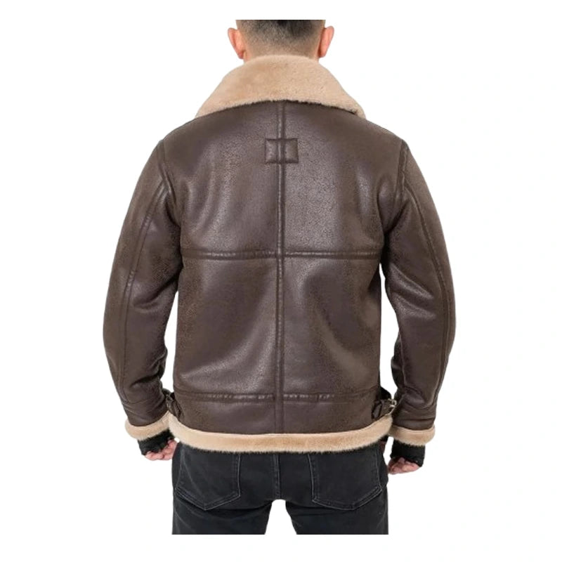 Leon Kennedy RE4 Men’s Brown Leather Jacket