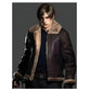 Leon Kennedy RE4 Men’s Brown Leather Jacket