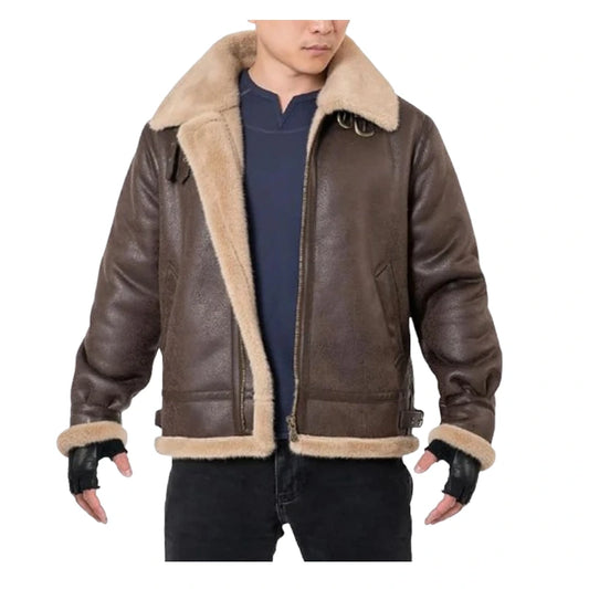 Leon Kennedy RE4 Men’s Brown Leather Jacket