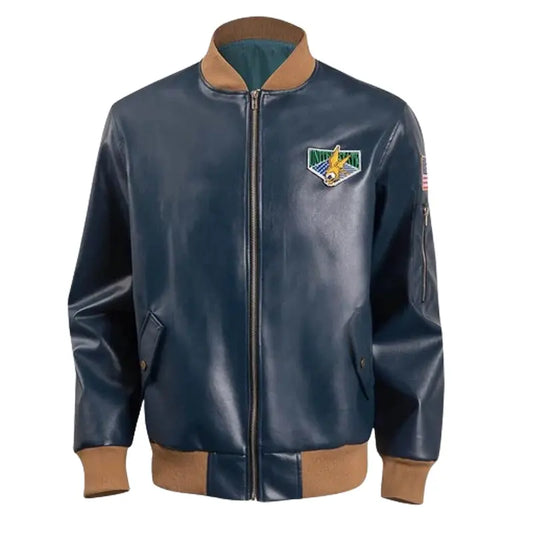 Leon-Kennedy-RE4-Remake-Blue-Leather-Jacket