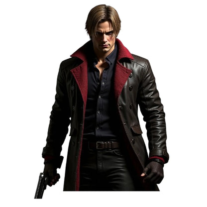 Leon Kennedy Resident Evil 4 Leather Coat