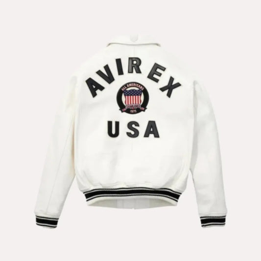 Lethal Bizzle Avirex White Jacket