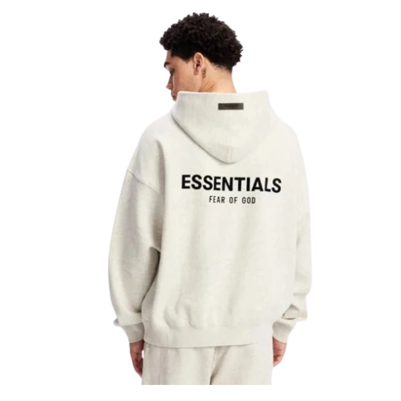 Light Oatmeal Essentials Hoodie