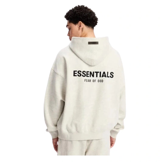 Light Oatmeal Essentials Hoodie