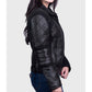 Women’s Black Quilted Leather Jacket
