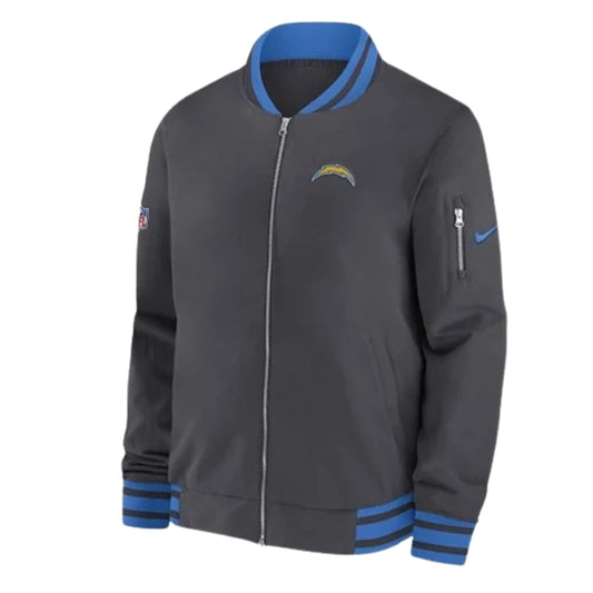 Los Angeles Chargers Sideline Coach Bomber Jacket