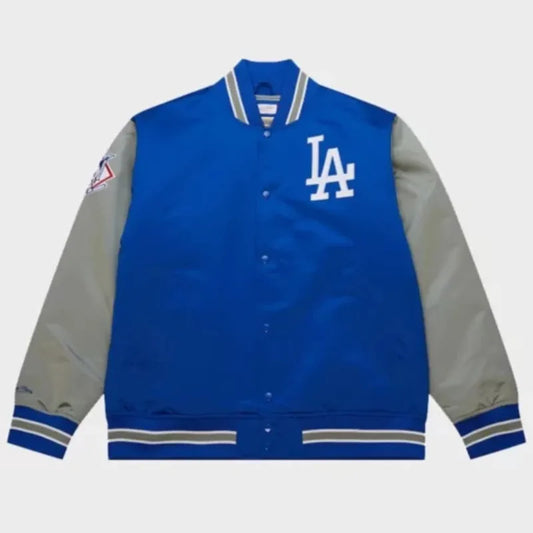 Los Angeles Dodgers Primetime Vintage Satin Full-Snap Jacket