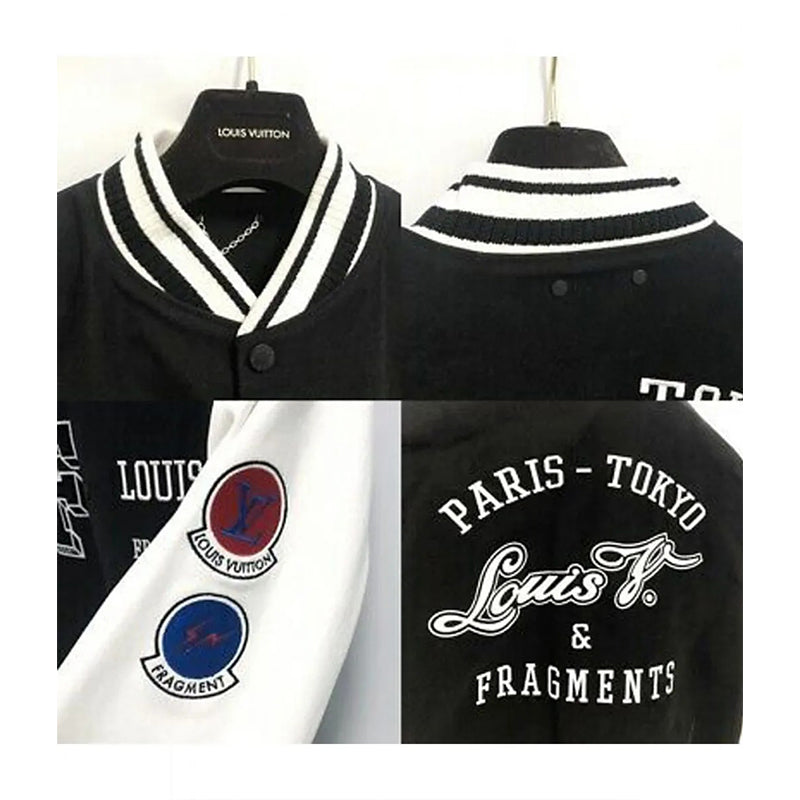 Louis Vuitton Fragment Letterman Varsity Jacket