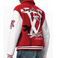 Louis Vuitton Varsity Red and White Jacket